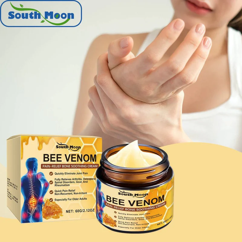 South Moon Bee Venom Soothing Cream 60g moisturizing body cream with bee venom extract for daily body care