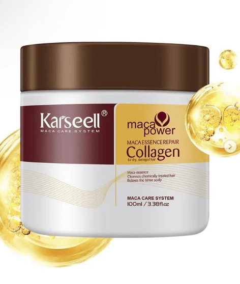 Karseell Hair Repair Collagen Treatment 500ml nourishing hair mask for damaged hair repair, frizz control and deep conditioning