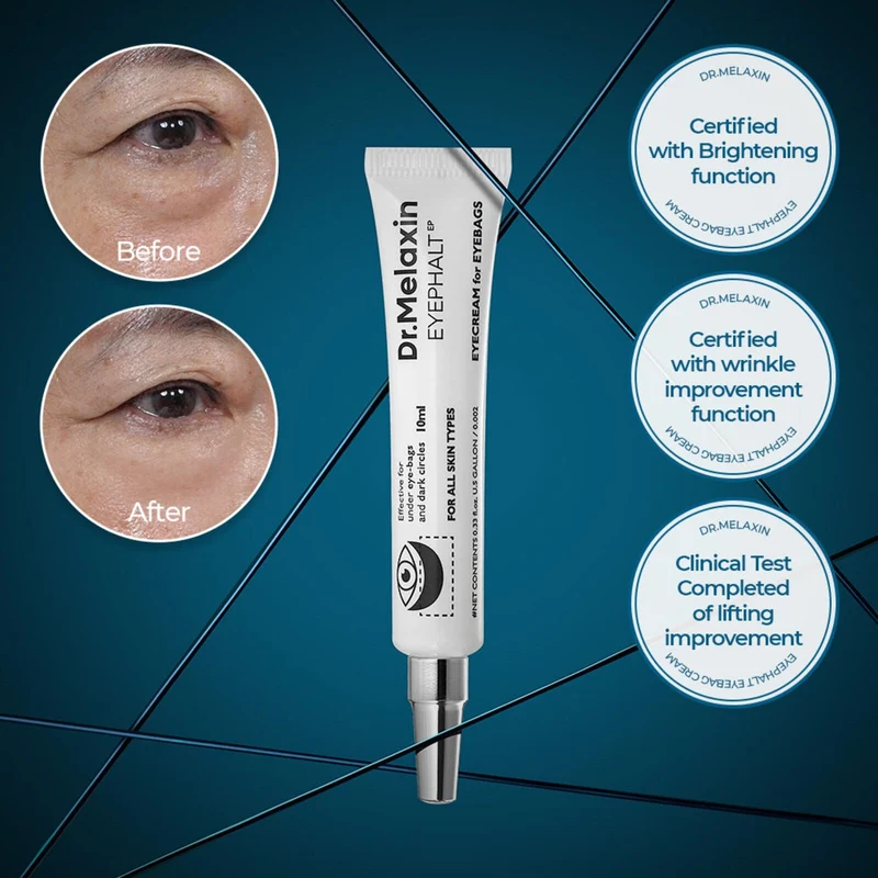Dr. Melaxin Eyephalt Eye Cream 10ml for under-eye hydration, dark circles, puffiness, and smoother-looking skin — image 4