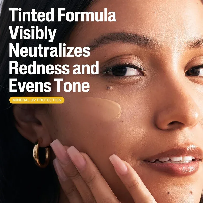 Cetaphil Tinted Sunscreen SPF 40 face lotion with mineral UVA UVB protection and Vitamin E hydration. — image 4