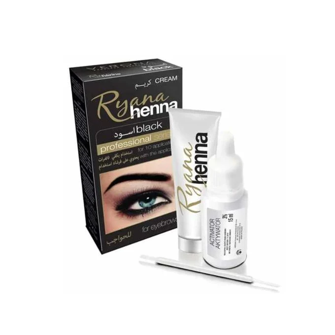Ryana Eyebrow Henna 15ml for natural long-lasting eyebrow tint and fuller-looking brows. — image 2