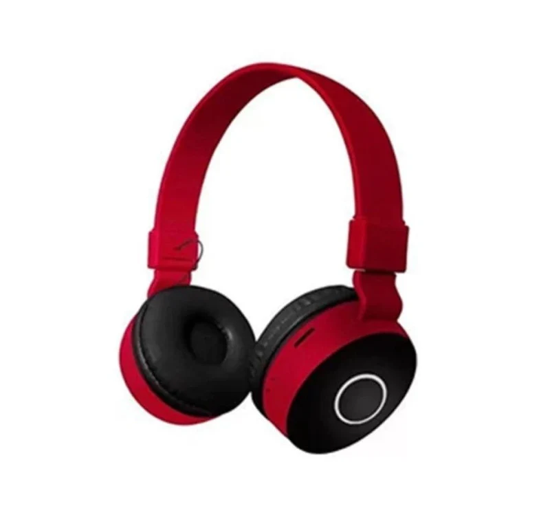 Wireless Sport Stereo Bluetooth over-ear headset with built-in microphone and comfortable cushioned ear cups