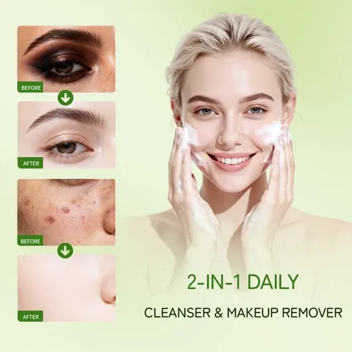DR. RASHEL Tea Tree Face Wash double tube with Salicylic Acid for anti-acne and oil control skincare. — image 5