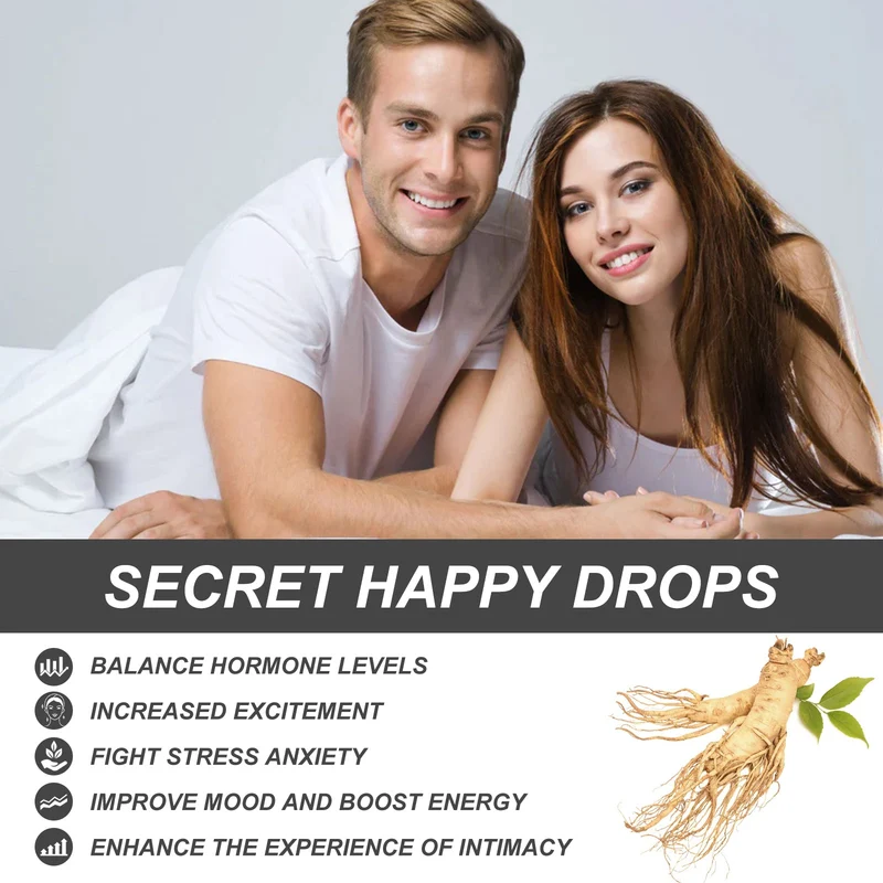 Googear Secret Happy Drops 30ml liquid dietary supplement bottle for women wellness routine — image 5