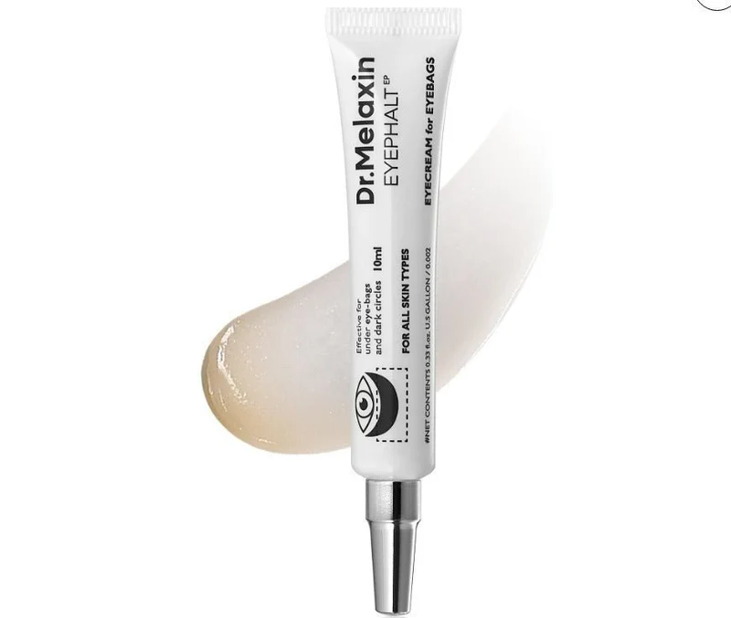 Dr. Melaxin Eyephalt Eye Cream 10ml for under-eye hydration, dark circles, puffiness, and smoother-looking skin