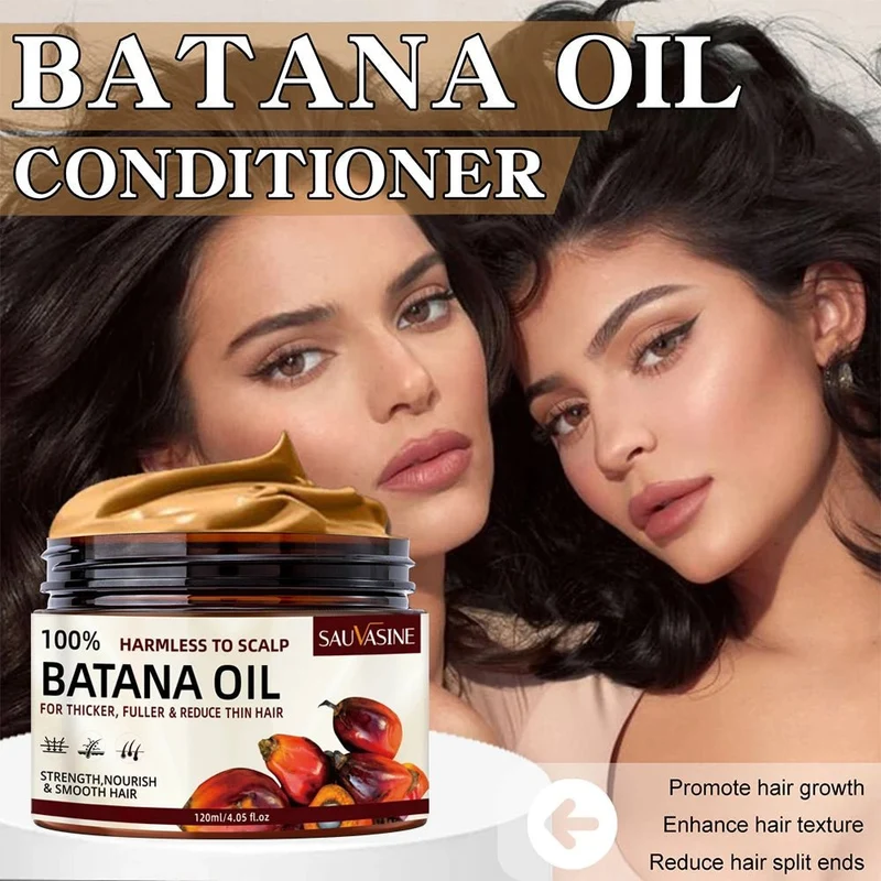SAUVASINE Batana Hair Oil 120ml nourishing hair and scalp oil for stronger, smoother and healthier-looking hair — image 2