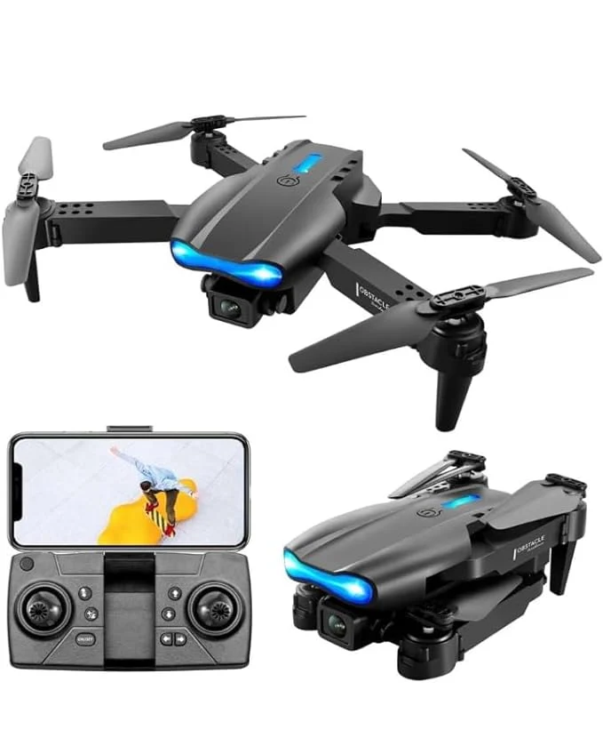 E99 foldable drone with 720P HD camera, WiFi connectivity, altitude hold, and remote controller — image 5