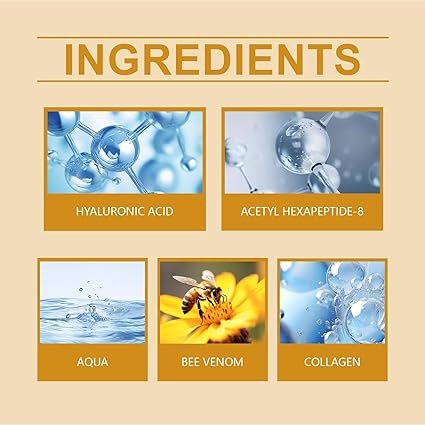 OUHOE Bee Venom Wrinkle Cream 20g anti-aging facial moisturizer for hydrated and smoother-looking skin — image 3