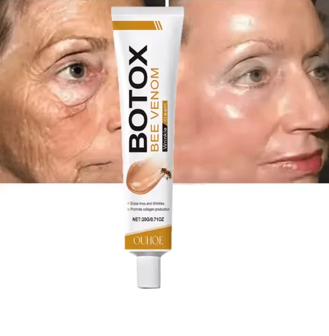 OUHOE Bee Venom Wrinkle Cream 20g anti-aging facial moisturizer for hydrated and smoother-looking skin — image 5