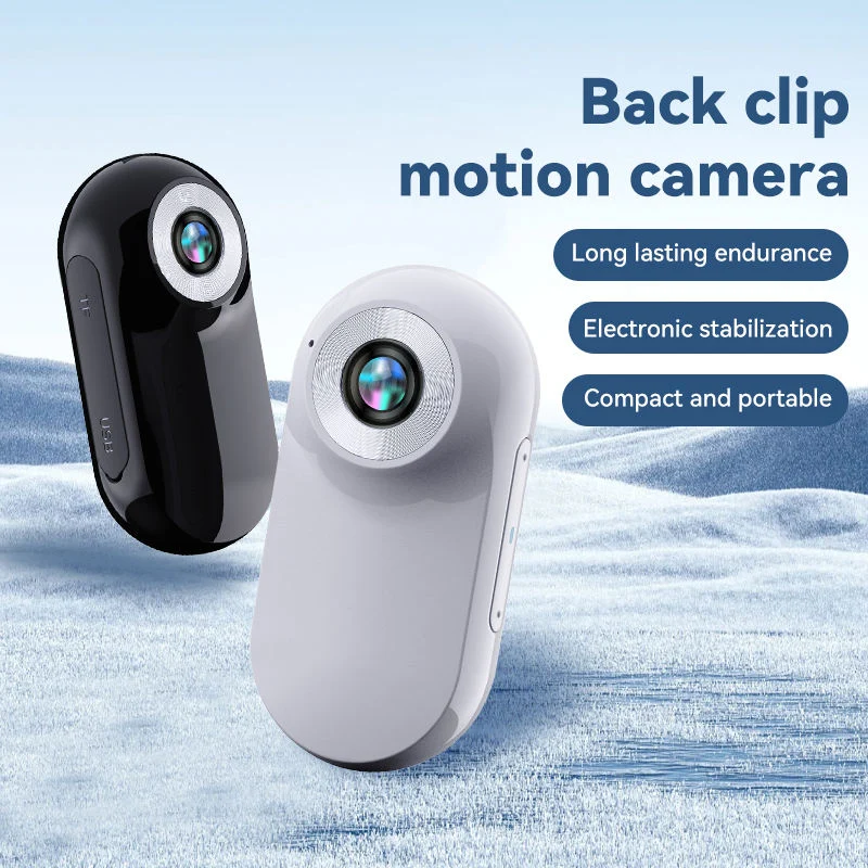 Mini Motion View rechargeable clip-on portable mini camera with USB charging accessories — image 4