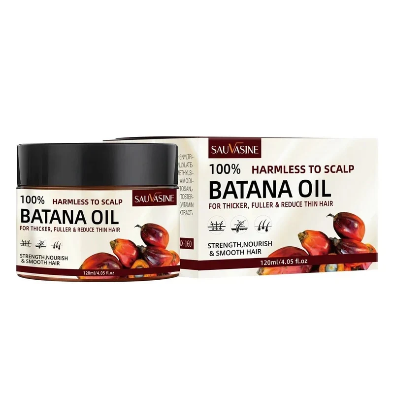 SAUVASINE Batana Hair Oil 120ml nourishing hair and scalp oil for stronger, smoother and healthier-looking hair
