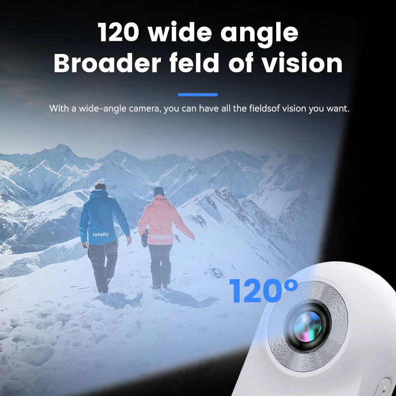 Mini Motion View rechargeable clip-on portable mini camera with USB charging accessories — image 5