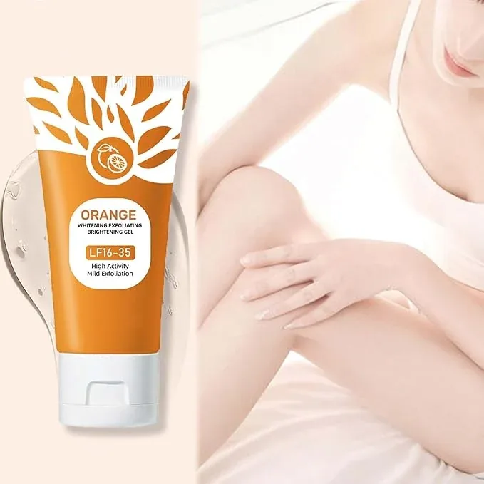 Orange Brightening Exfoliating Gel 50g with orange extract for gentle facial exfoliation — image 3