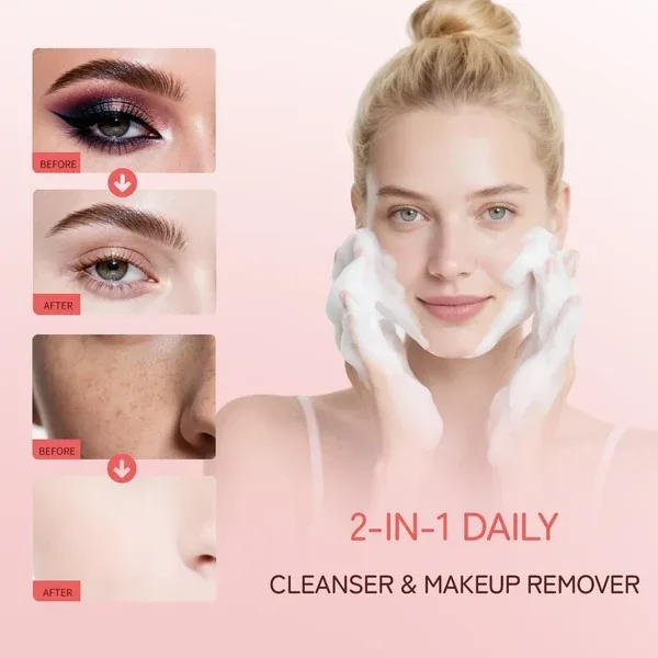 DR. RASHEL Niacinamide Whitening Face Wash double tube with Glutathione for cleansing and brightening skincare. — image 3