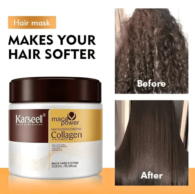Karseell Hair Repair Collagen Treatment 500ml nourishing hair mask for damaged hair repair, frizz control and deep conditioning — image 8