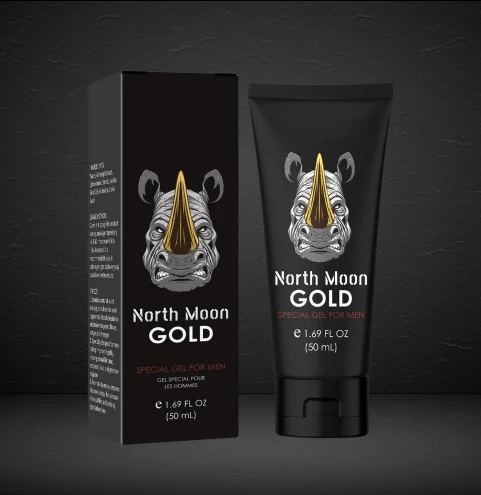 North Moon Gold Gel for Men 50ml lightweight men's skincare gel for daily moisturizing and skin care — image 2