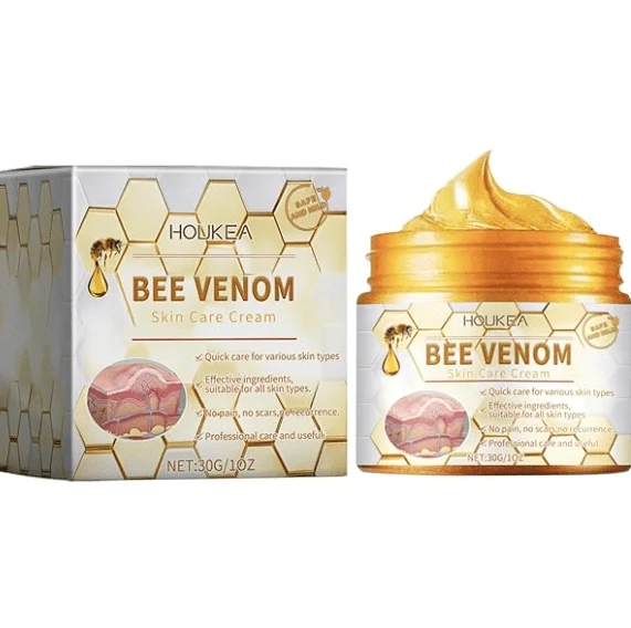 HOUKEA Bee Venom Skin Care Cream 30g moisturizing face cream with bee venom extract for smoother and healthier-looking skin — image 2