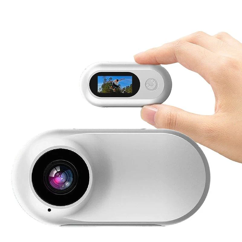 Mini Motion View rechargeable clip-on portable mini camera with USB charging accessories